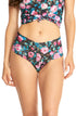 Hanky Panky Damascus Retro Thong Style panty Black Floral Size One Size